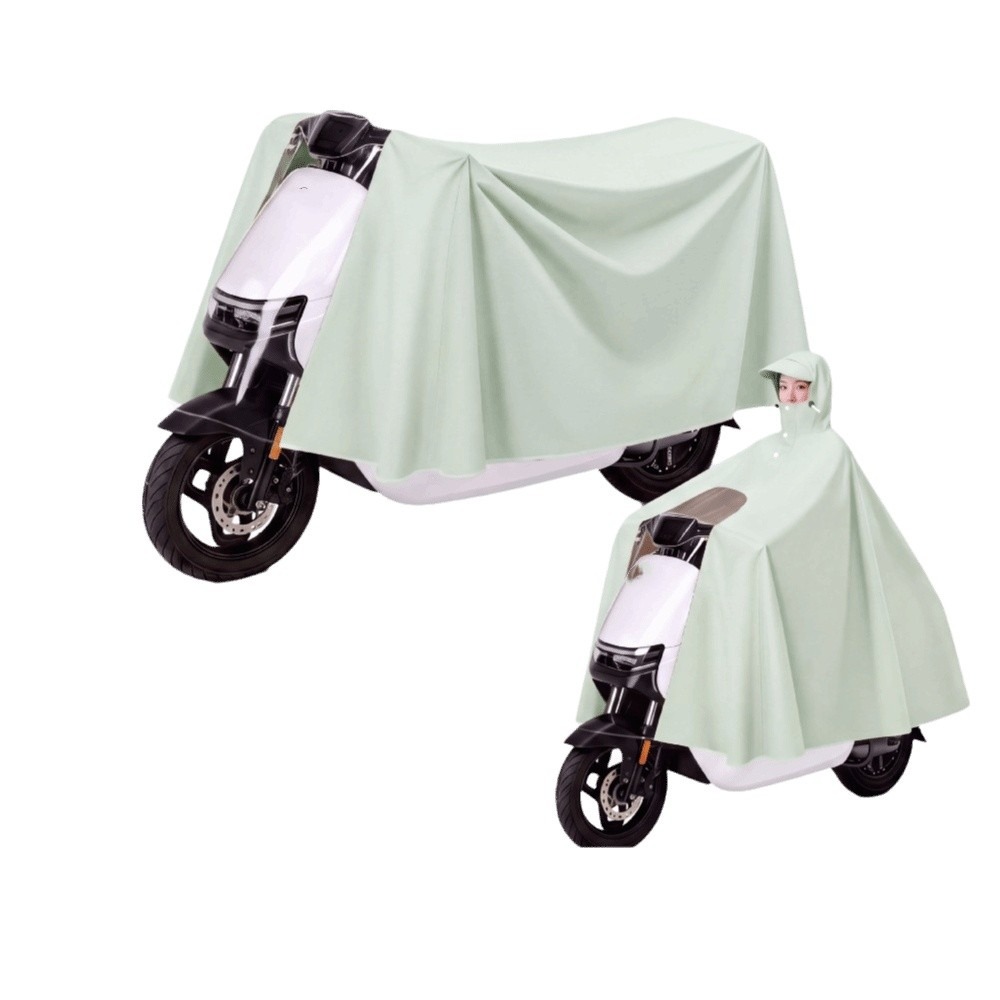 Electric Scooter Rain Cover - Poncho impermeable de lluvia, grueso, resistente