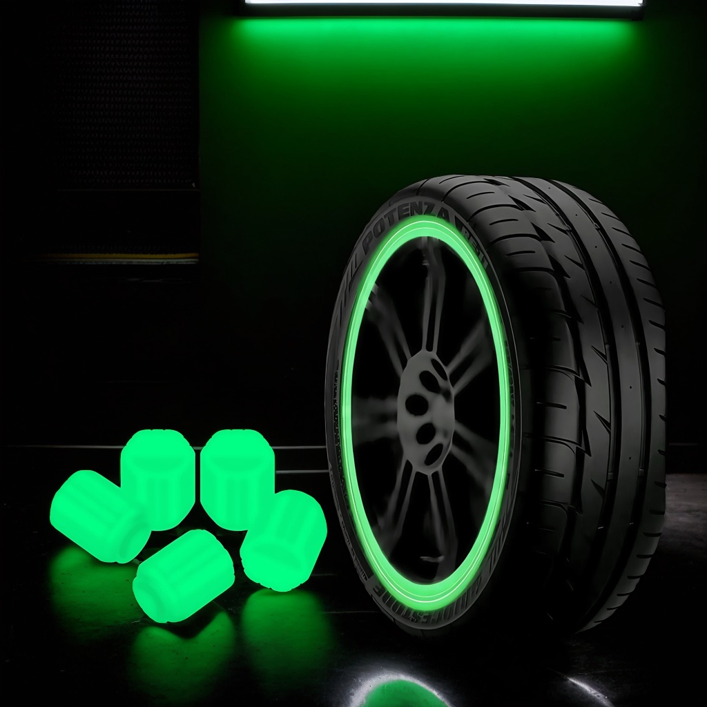 Scooter Tire - Tapas luminosas de válvulas de neumáticos: