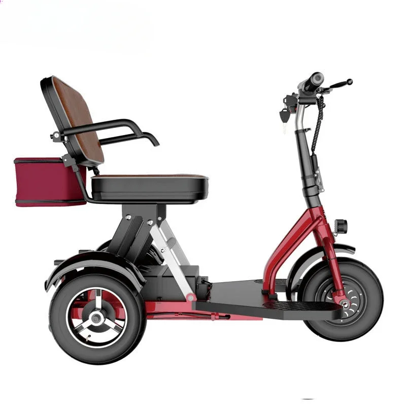 Folding Electric Scooter - Triciclo Eléctrico Plegable para Personas Mayores,