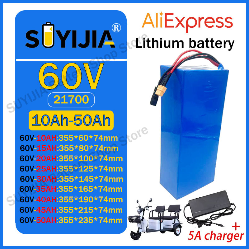 60V 30Ah 21700 Battery Pack - Paquete de Baterías de Litio 21700