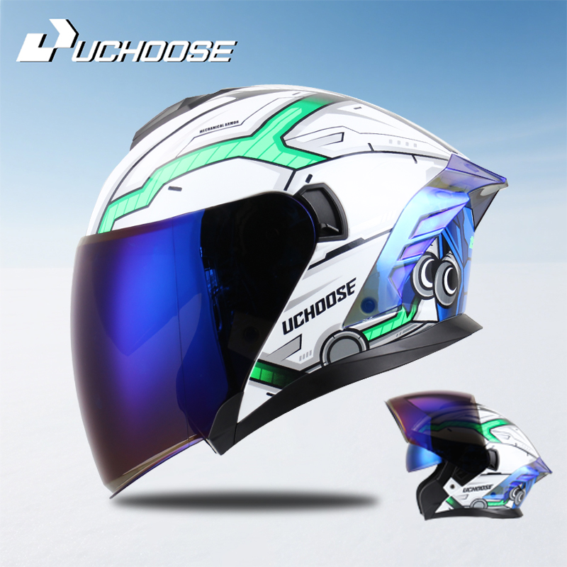 Scooter Helmet Set - Casco Abierto para Motocicleta 715 para