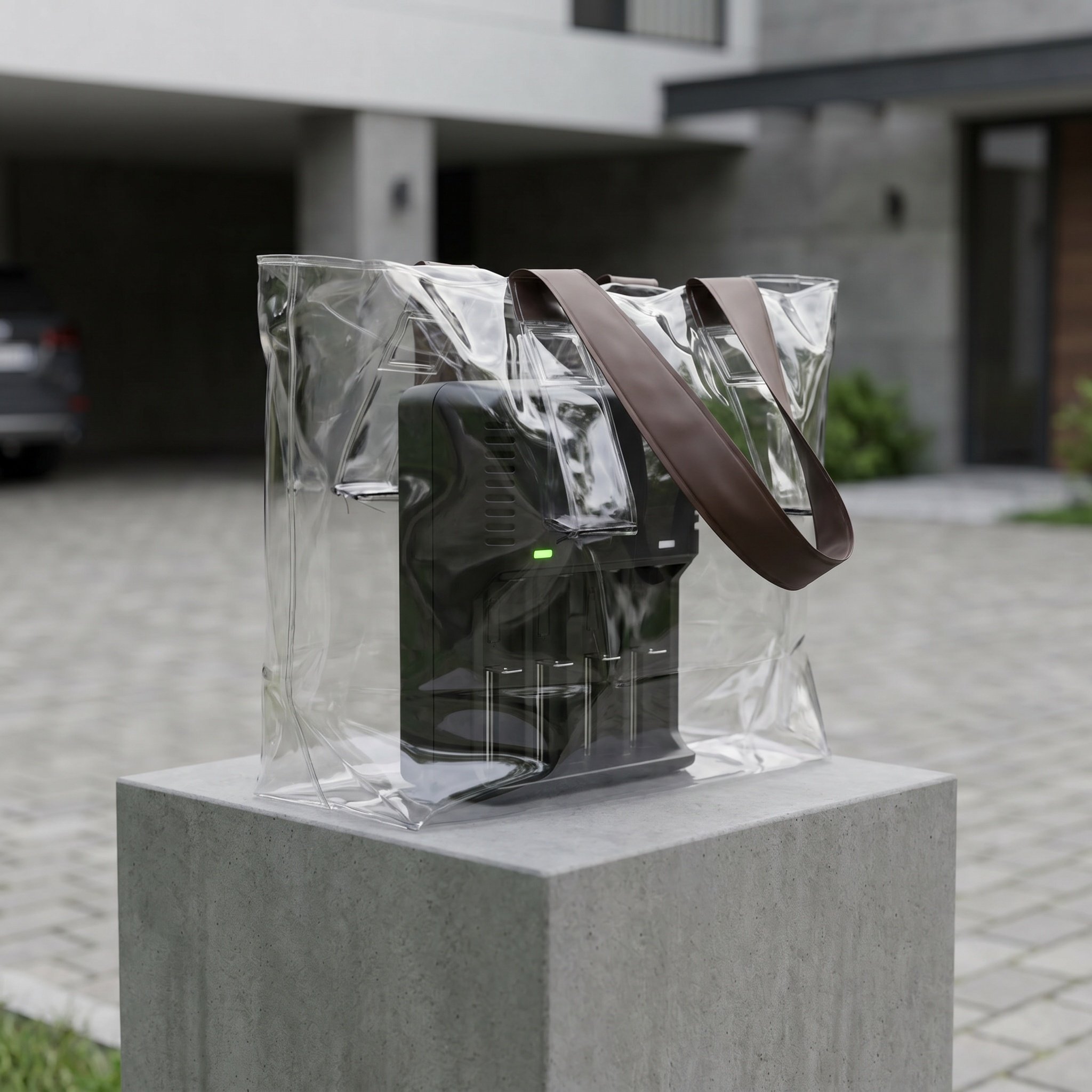 Electric Scooter Charger - Funda transparente de PVC, impermeable, para