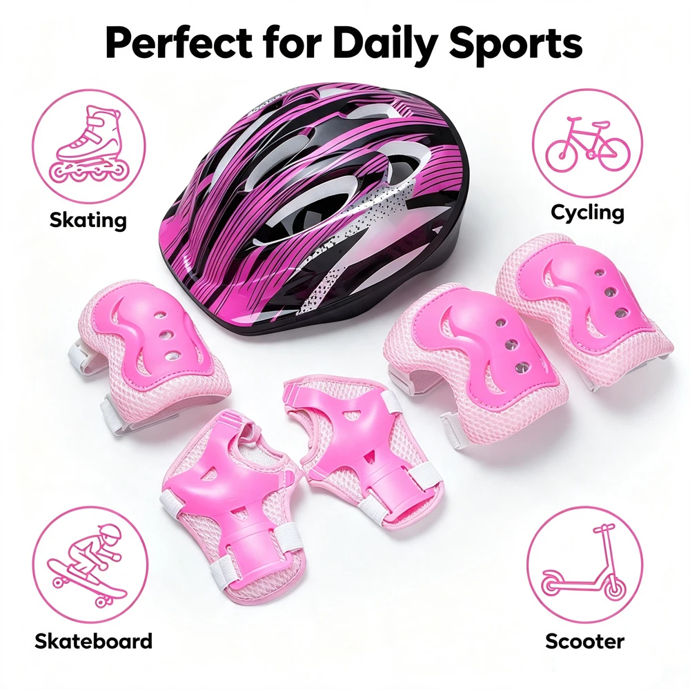 Scooter Helmet Set - Set de 7 piezas que incluye