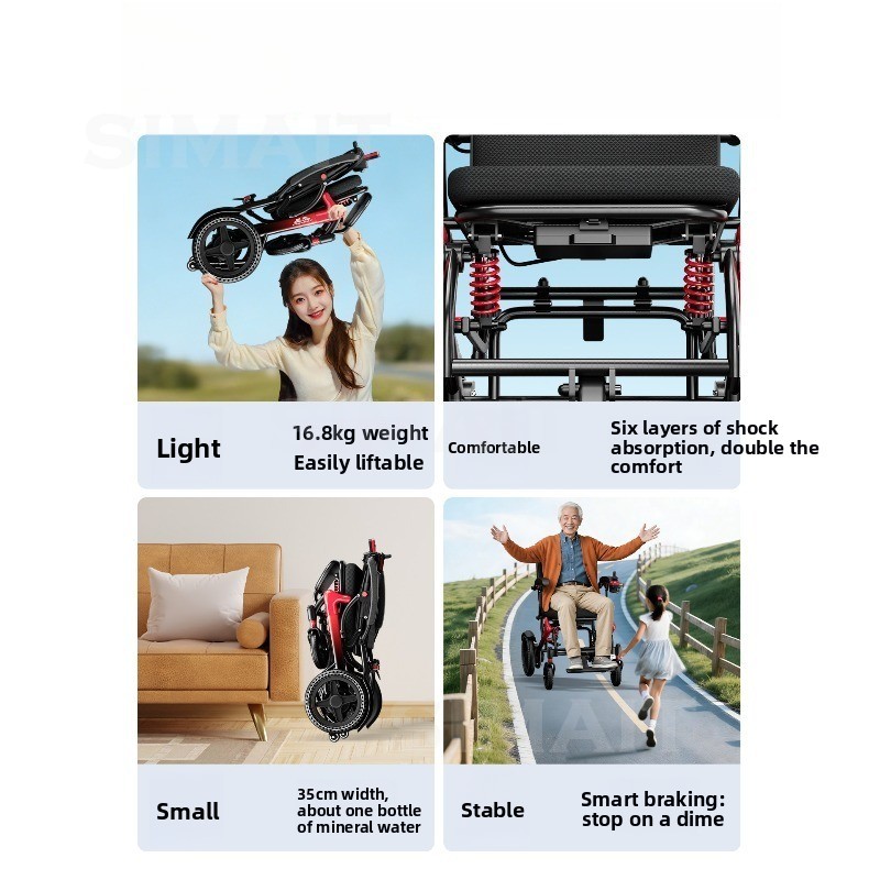 Silla de Ruedas Eléctrica Nuev - Folding Electric Scooter reseña y precio