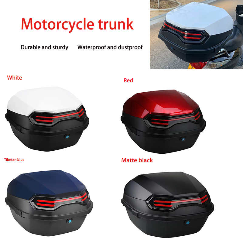 Caja trasera para motocicleta, - Scooter Helmet Set reseña y precio
