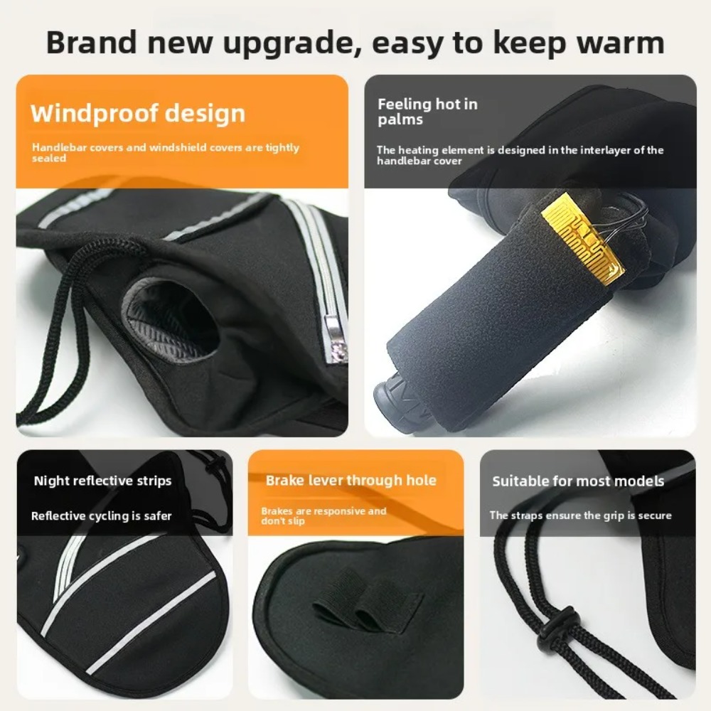 Cubiertas para manillar de mot - Electric Scooter Rain Cover reseña y precio